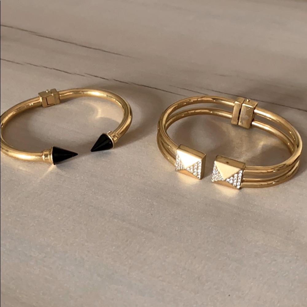 Gold bracelets